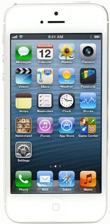 Смартфон Apple iPhone 5 32Gb White & Silver - Удомля